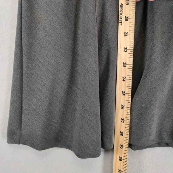 NWT Requirements Gray Patchwork A-Line Midi Skirt Sz 10 Trail Blazer Career Goth - Picture 4 of 10